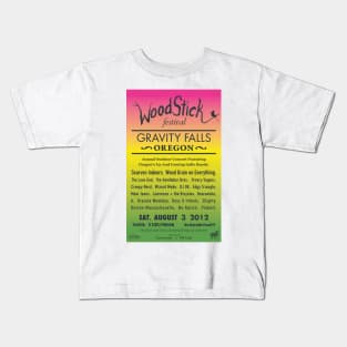 Woodstick Festival poster Kids T-Shirt